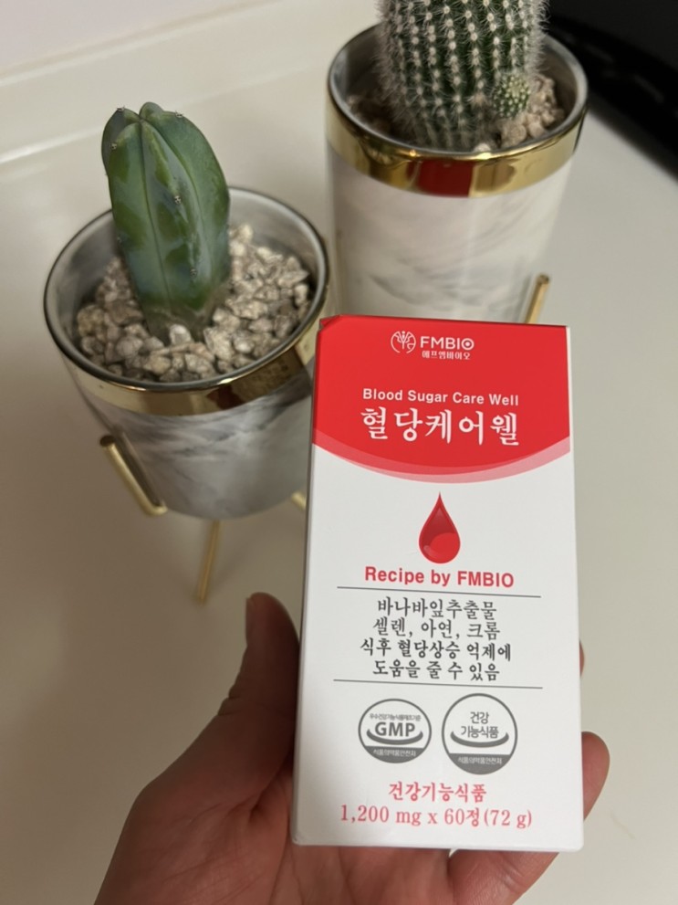 혈당관리에  최적화된 혈당케어웰