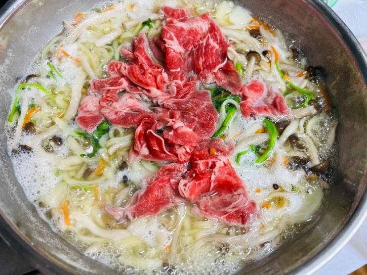 부산 게하식당 버섯샤브샤브칼국수 밀키트 택배로 집에서 맛있게 먹기