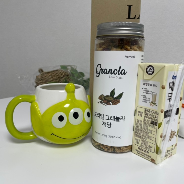 JMT 그래놀라 추천 (ง •̀_•́)ง 프리밀 그래놀라 저당