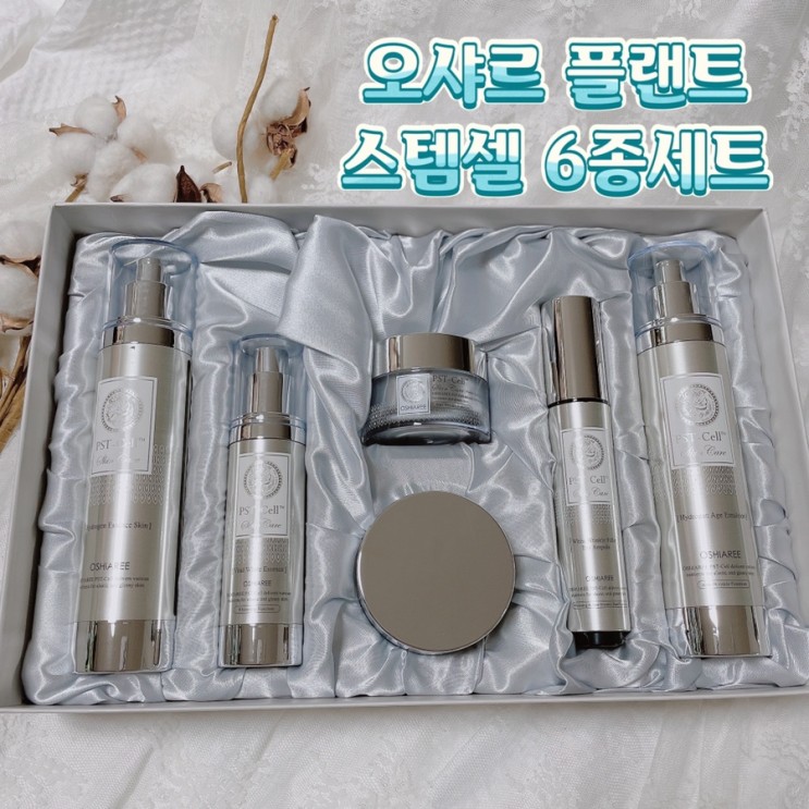 [주름개선 화장품 추천] 오샤르 플랜트 스템셀 6종세트