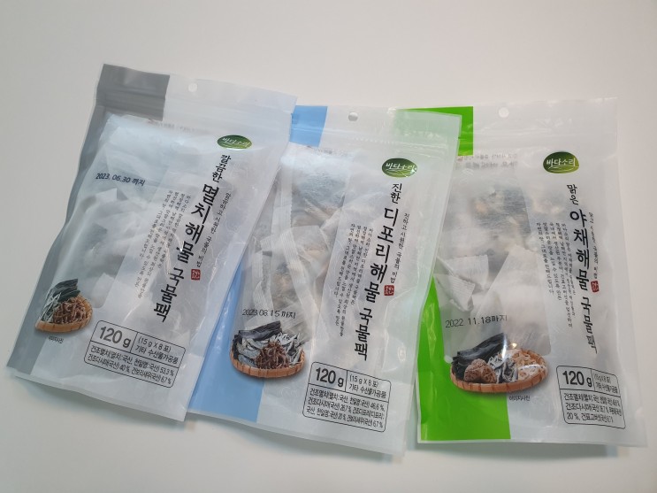 육수팩 중에서 제일 진하고 맛있는 바다소리 육수팩