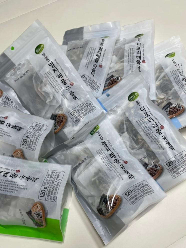 천연조미료 바다소리 육수팩하나면 내가바로 백선생