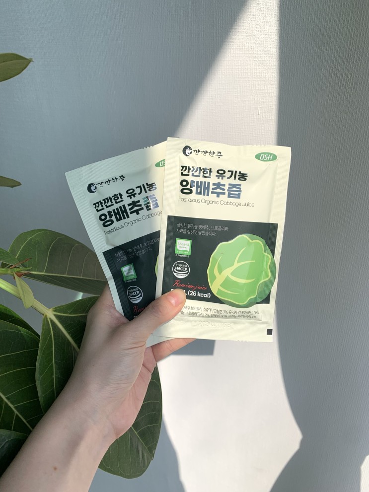 깐깐한 유기농 양배추즙 추천