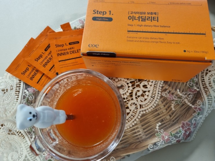 출산 후 다이어트 워킹맘 필수 맛있는 이너딜리티 고식이섬유 보충제