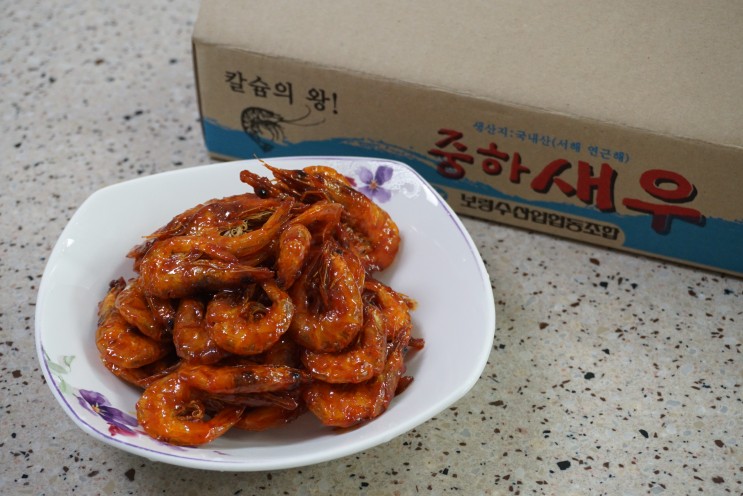 선해수산 바다소리 건새우 고추장건새우볶음 건새우라면