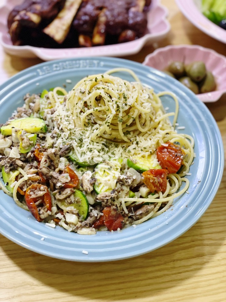 정어리파스타 만들기 꽁치통조림보다 맛있어 feat.사조 정어리 통조림