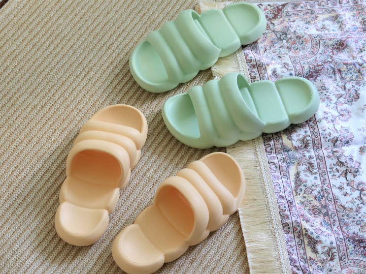 홈테리어 마카롱슬리퍼 푹신푹신 층간소음 안녕~