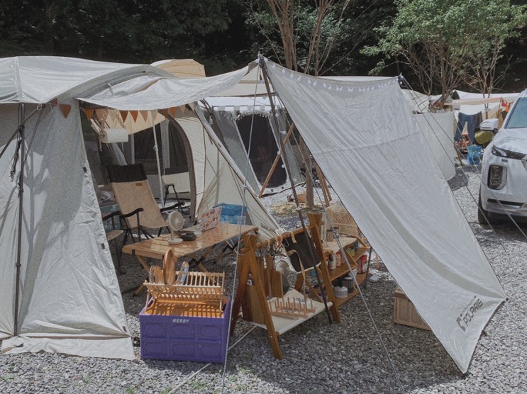 [용인] 경기도 근교 새로 생긴 캠핑장에서 힐링! 용인 젤코바 캠핑장🏕