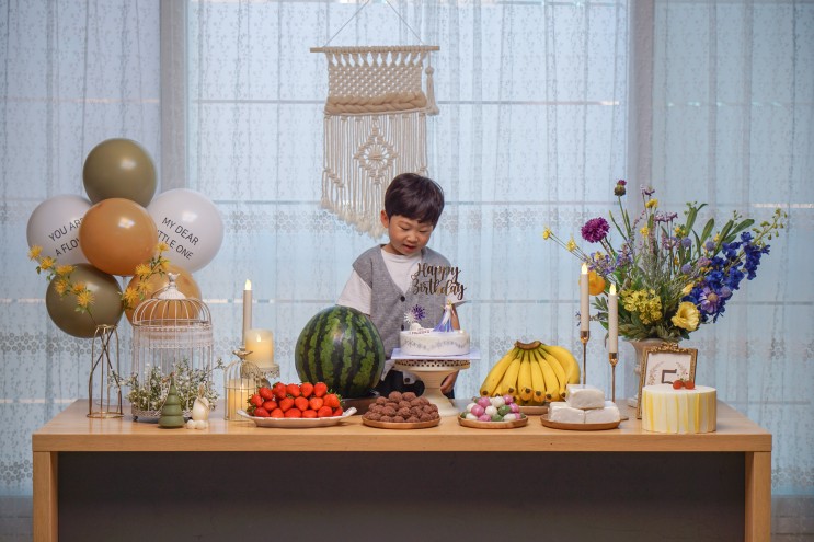 생일상 돌상 백일상 대여로 감성적인 랄라래빗 너의정원 추천해요 찐 사용 후기