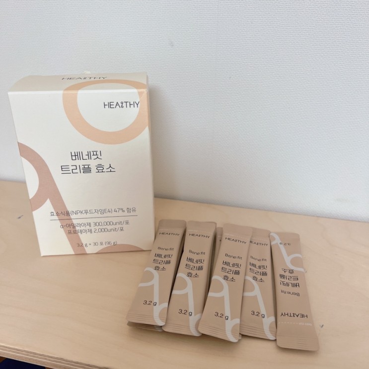 꼭 챙겨먹는 곡물효소, 베네핏 트리플 효소