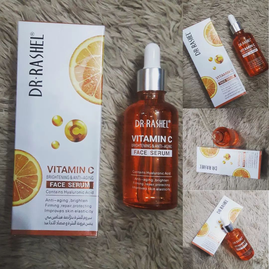 Hey Goodies, this is the best face serum I have ever use in my life. Its totally recommended. It will help refine skin texture, fade sun spots, discoloration and reduce wrinkle formation. It will give you youthful complexion inshaAllah❤
_______________________________________
Product Details 
Dr. Rashel
VITAMIN C 
Brightening & Anti-Aging Face Serum 
Contain Hyaluronic Acid
________________________________________
To Do list 
Anti Ageing 
Brighten Firming 
Repair 
Protecting 
Improve Skin Elasticity 
________________________________________
#Dr.Rashel #faceserum #vitamincserum #skincare #beautytips #beautybloggers #face #faceserumhalal #faceserumglow #bestserum #topserum #beautyproduct #serumreview #reviewgirl #reviewcity
