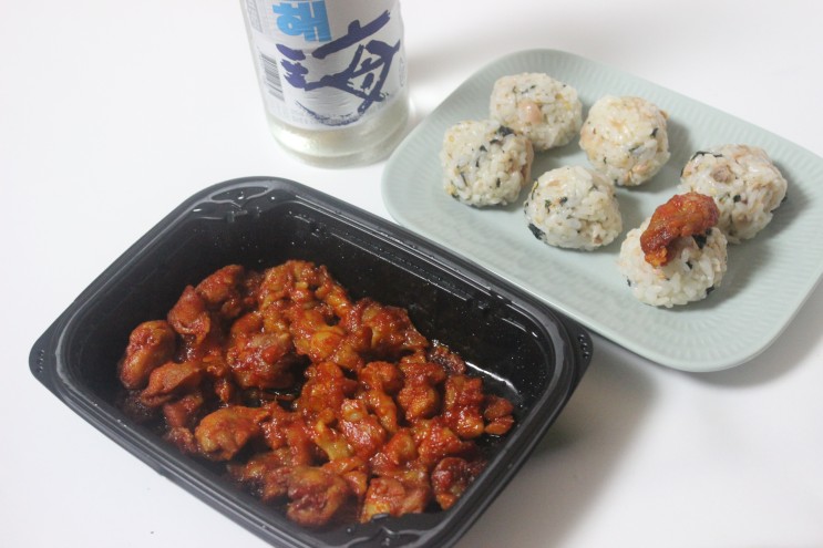 간편술안주 야식으로도 너무 좋은 냉동안주 한잔애 직화 닭오돌뼈