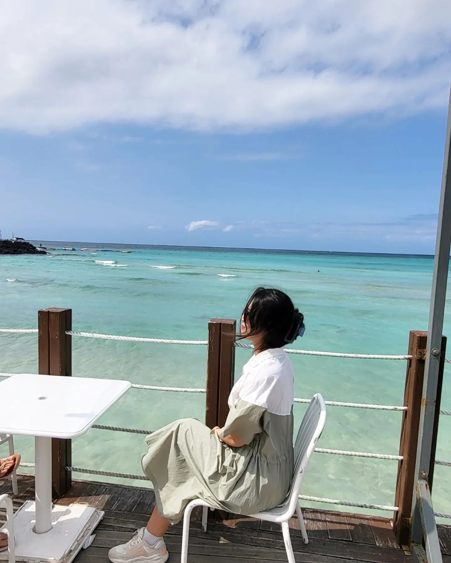 🏝
제주바다중에 함덕이 젤 예쁘더라💙💚

#함덕해수욕장 #델문도카페
#제주도카페 #제주도카페투어
#제주도 #제주도여행 #제주여행