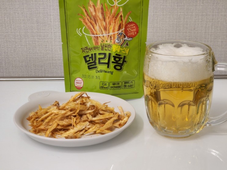 다이어트 간식, 와인 맥주 안주는.. 황태채 스낵