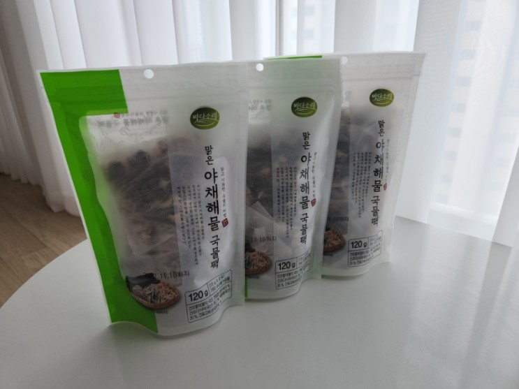 진한 국물팩(육수팩) 강력추천 : '바다소리 천연 해물 국물팩 3종' 간편육수로 진짜 편하고 진해요♥