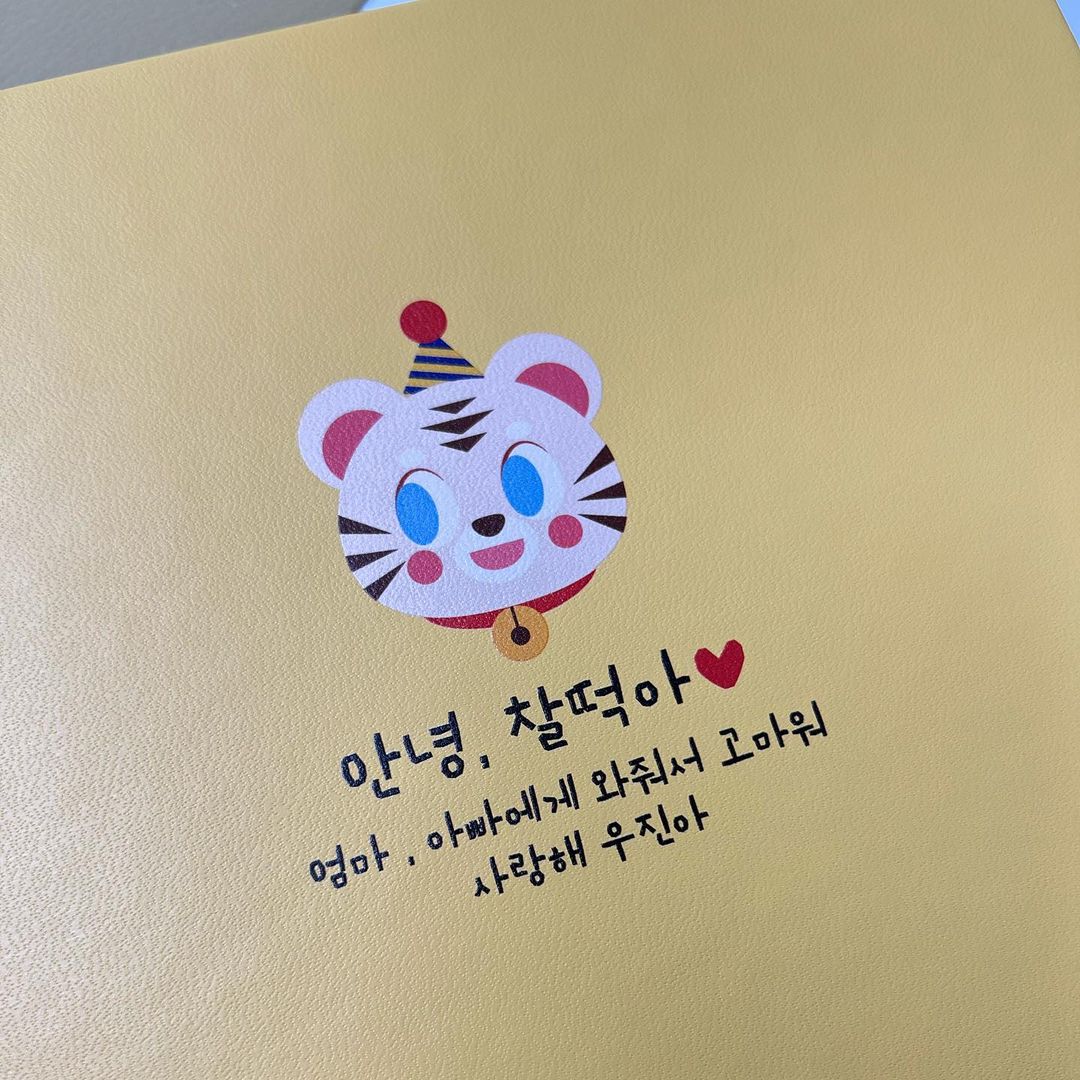 ᴋɪᴅs&ᴅᴏɢ sᴛᴏʀʏ ᴊɪɴɪ ɢᴜɴɪ 🤍 on Instagram: “우진이 크면 선물해주려고 제작한 성장앨범🤍”