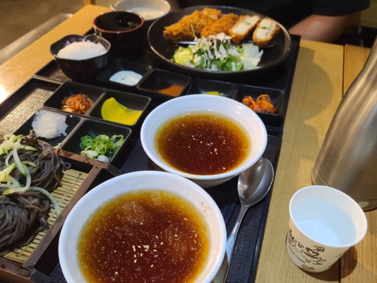 겉바속촉 돈까스와 판모밀이 맛있는 하루엔소쿠 창원가로수길점 내돈내산 후기🤎