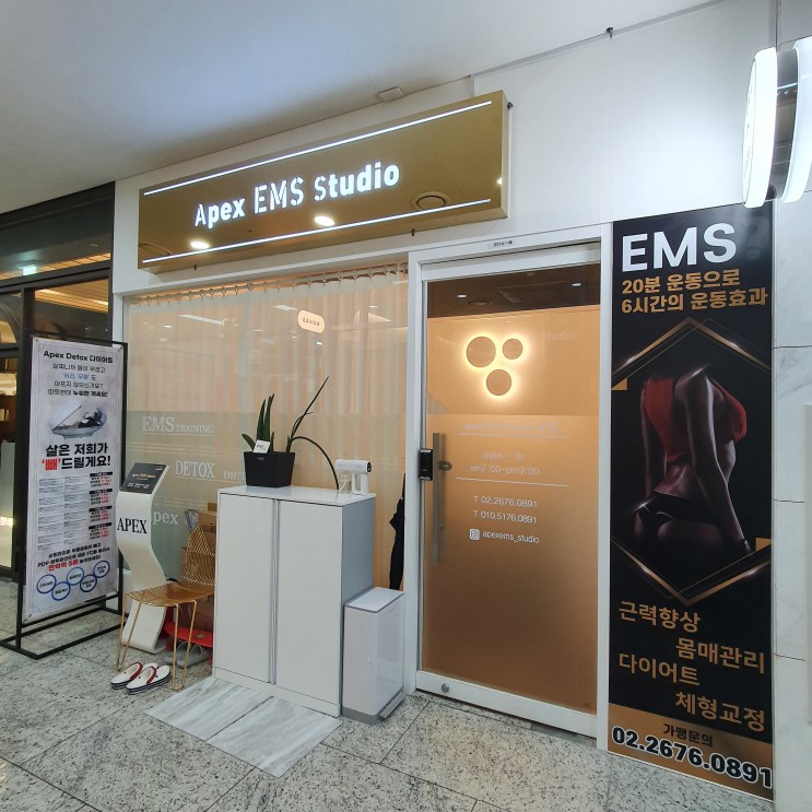 [용산 다이어트] 누워서 살뺀 쉬운 다이어트, 창업 아이템으로도 굿!(에이펙스이엠에스스튜디오(apexems studio)후기)