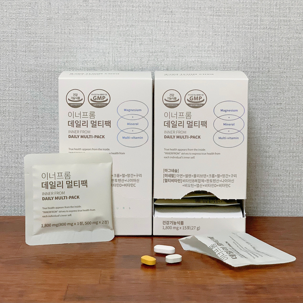 이너프롬 데일리 멀티팩 / 올인원 영양제 / 피로회복