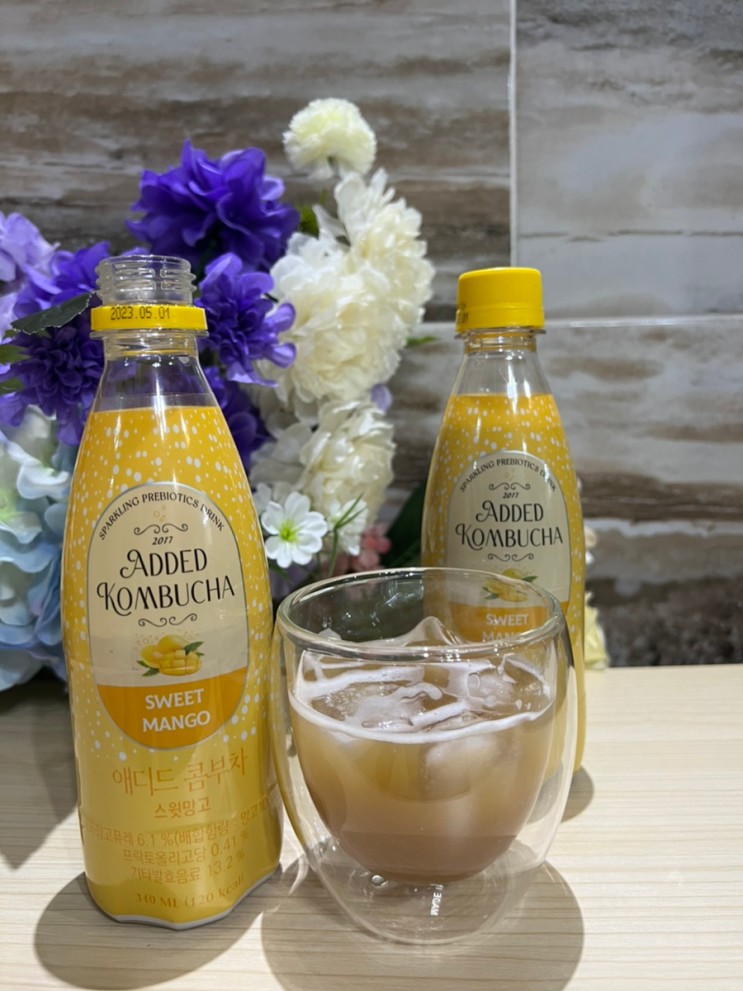 [애디드 콤푸차] 무알콜 탄산음료 로우 카페인 콤부차로 즐겨보아요.