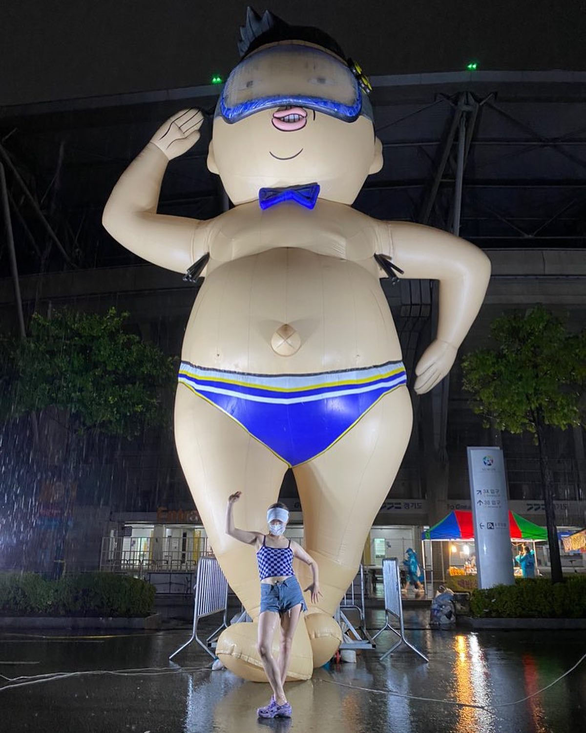 #흠뻑쇼2022 
진쫘 흠뻑쇼 아니구 장마쇼,,,
물 죠아!!