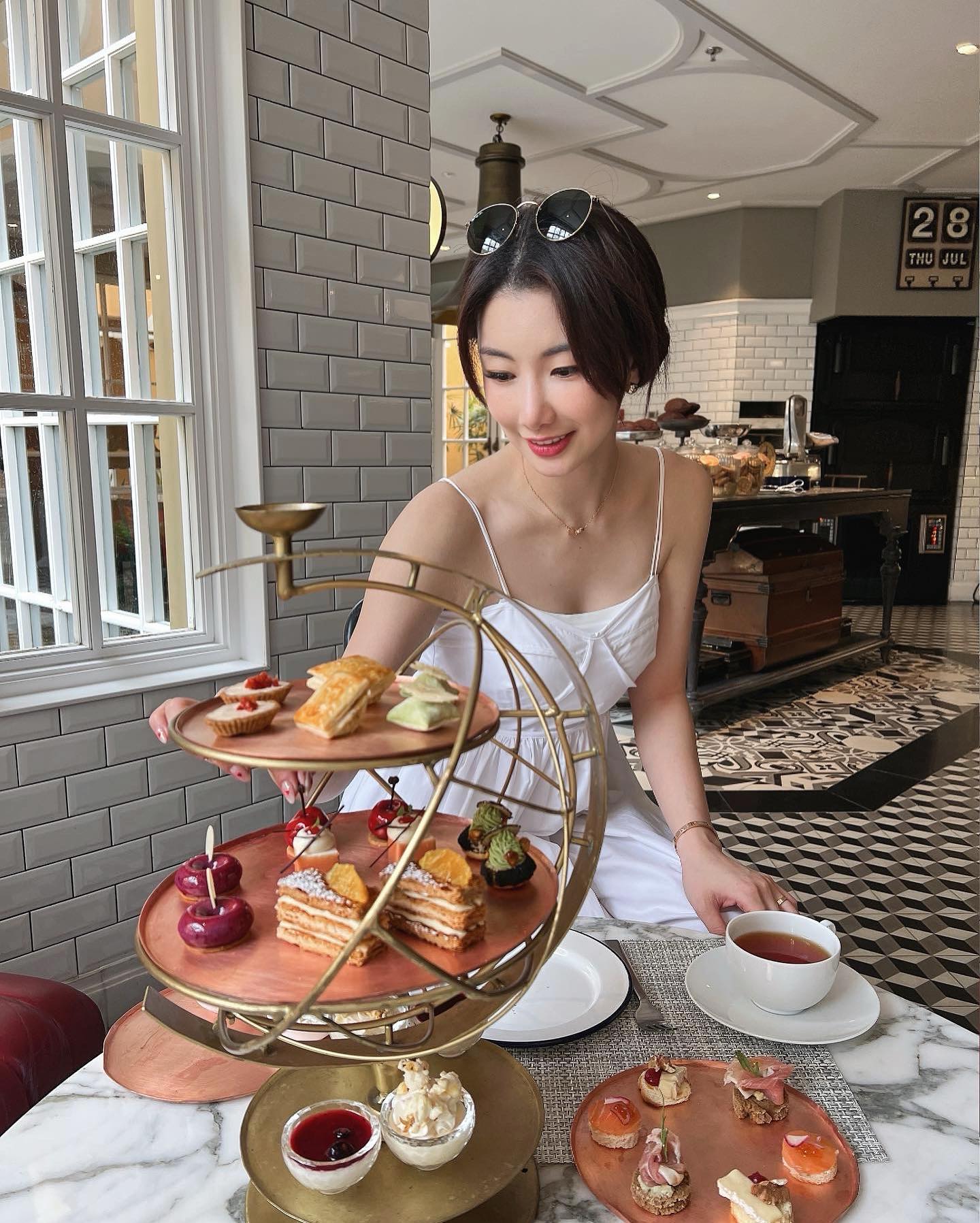 Cu-tea, swee-tea, pre-tea, and naugh-tea 😉🤪 #afternoontea