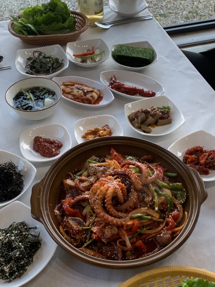 태안 :: 정산포바닷가 - 바다 풍경 보며 먹는 갈낙찜 (갈비낙지찜)