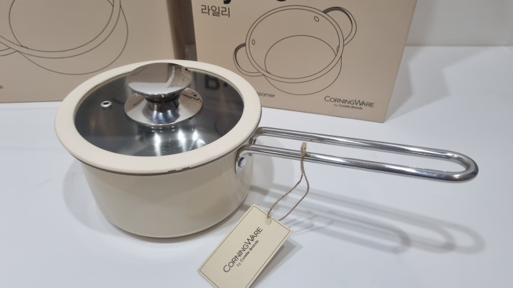 라면 끓이기 좋은 스텐냄비, 코렐 코닝웨어 라일라 편수냄비 사용 후기 (ft. 연마제 제거 방법)