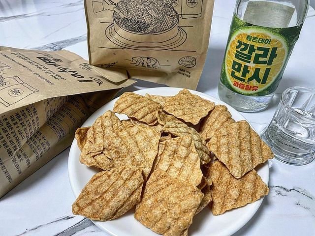 라꾸의 먹스타그램✨ on Instagram: "#협찬 🏷[별미담] 가마솥빠삭이 어포스낵 튀김쥐포 맥주안주, 술안주로 너무 좋은 스낵이죠👍🏻 간식으로도 좋아 어른, 아이 가리지 않고 좋아할만한 스