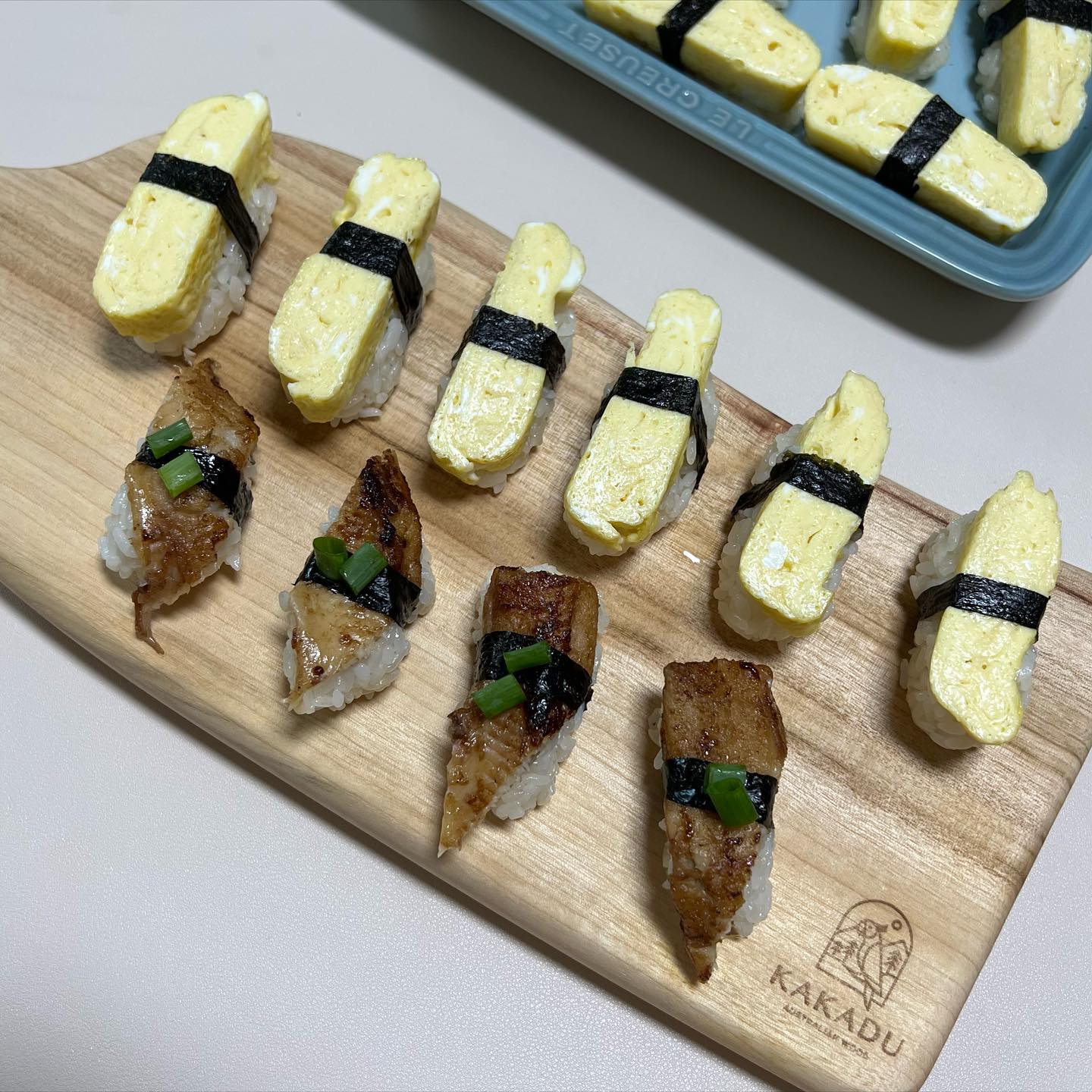 달걀이랑 장어로 초밥만들기🍣 열심히 만들었는데 짝꿍이 예전에 만든게 더 맛있었던게 유머…🤣