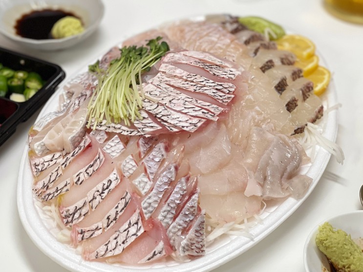가락시장횟집 추천 광양수산 푸짐한 민어모둠회 후기 *가락시장회식 강추!