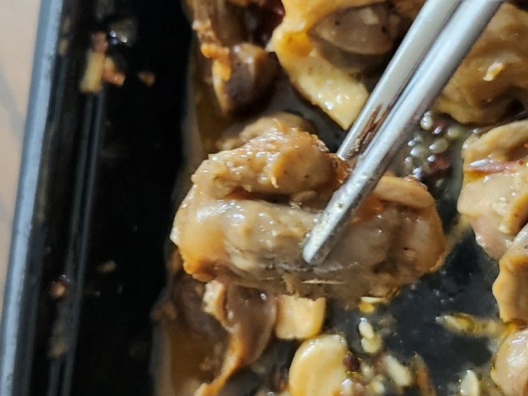 한잔애 홈술 간편술안주 마늘 근위 볶음