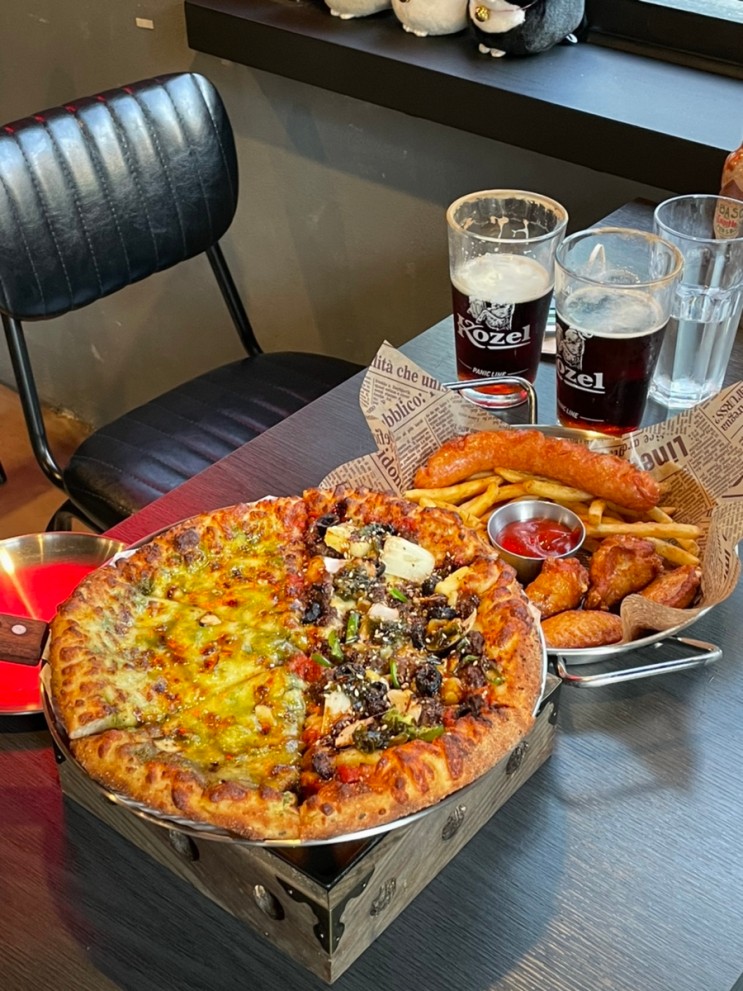 교대역 피맥맛집! 피자에 미치다