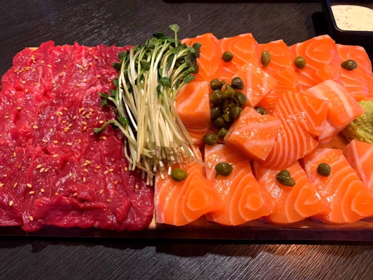 [수유역 맛집] LET’s go 연어&육사시미 맛집 광안리🐬