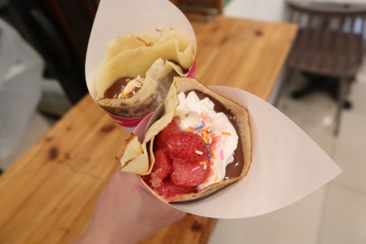 안양 일번가 크레페 찐 맛집 달꽃크레페 방문 #안양크레페