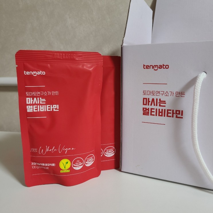아이부터 어른까지! 건강기능식품 인증받은 비건 텐마토 토마토즙
