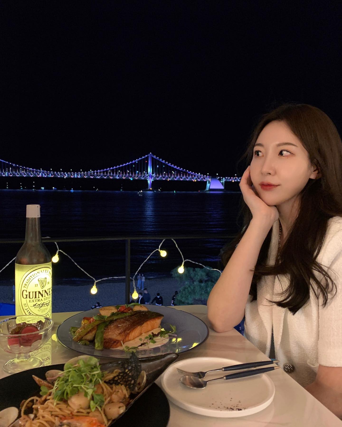 광안대교 뷰 보면서 맛있는 음식 먹으면 얼마나 행복하게용😝❤