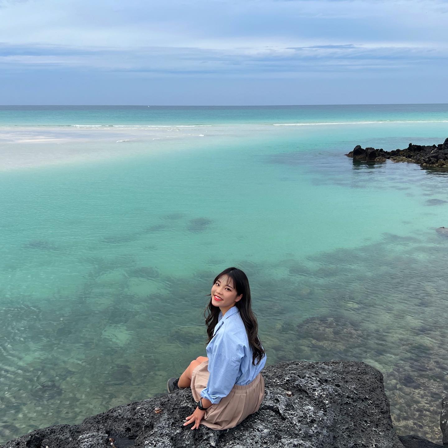 바다! 왜이렇게 좋습니꺄 ? 🏝🌊🐬