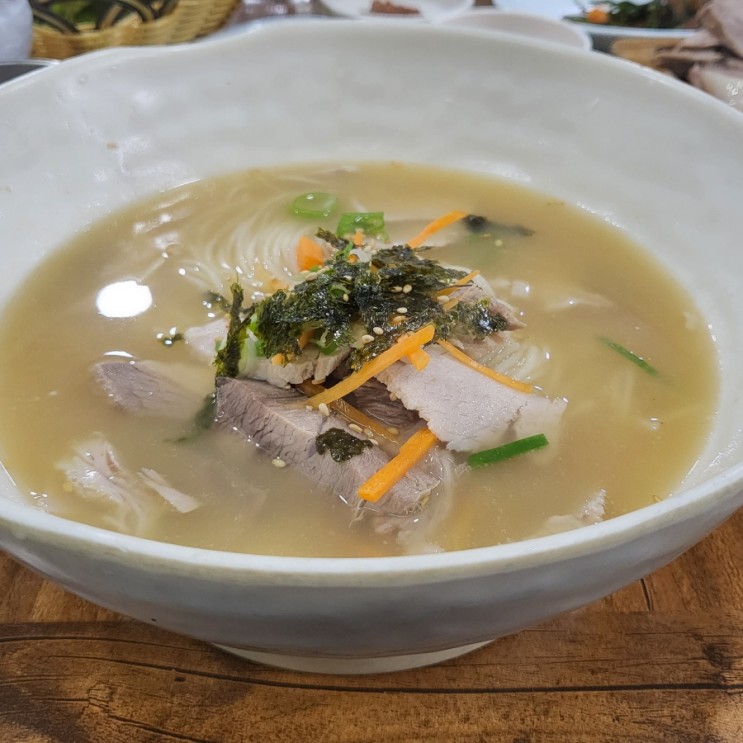 [중앙동]제주 고기국수, 돔베수육 전문점에서의 점심