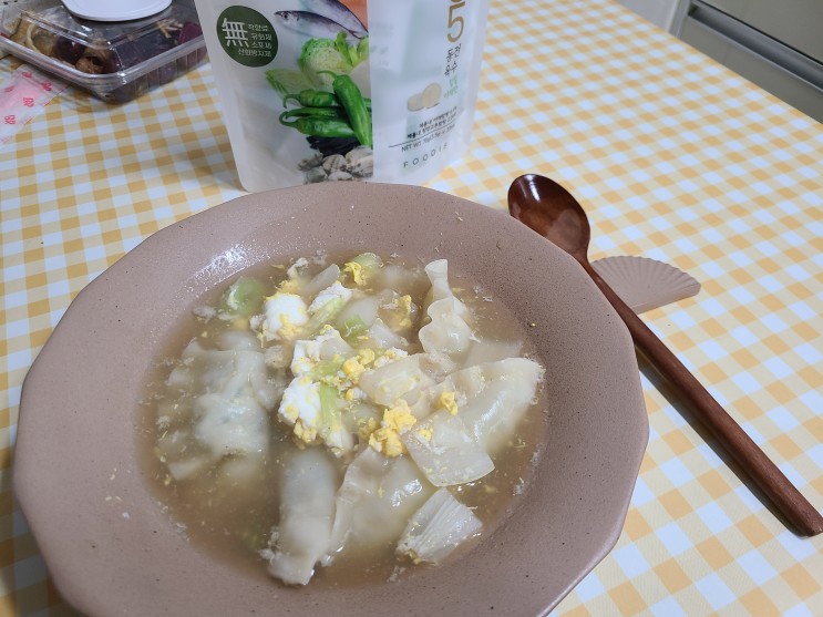 고체육수 국물요리 필수템 365동전육수 계란찜 만두국