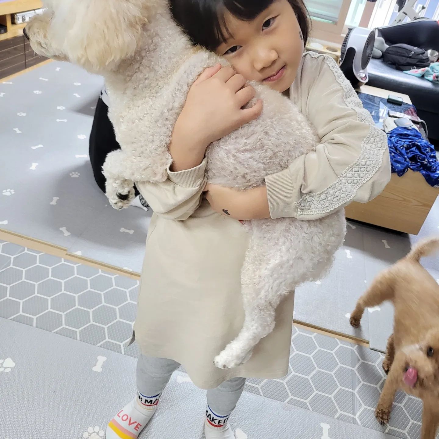 언니네랑 주기적인 모임🥰 강아지를 너무 사랑하는 우리 봄이 👧🏻 너무 잘생긴 우리 지우 👦🏻 곱창 먹고, 치킨 먹고, 낙곱새 먹고 진짜 배터지는 날🤤 

#가족 #주기적인만남 #언니네 #형부네 #조카 #이봄 #이지우 #이모네 #의정부 #강아지 #곱창 #낙곱새 #치킨 #사랑하는가족