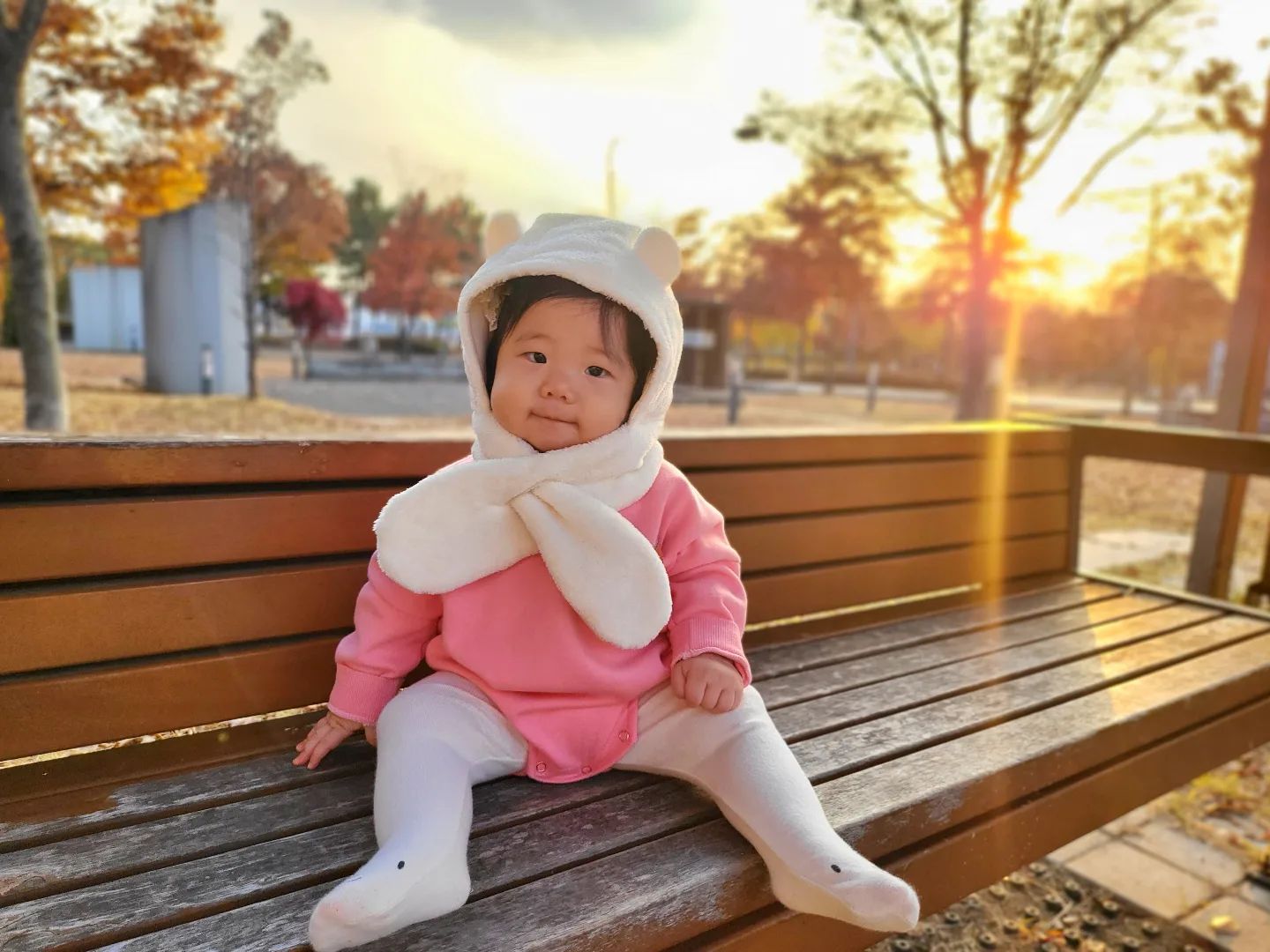 우주가 입던 핑크옷 물려입기 💓

#8monthsold