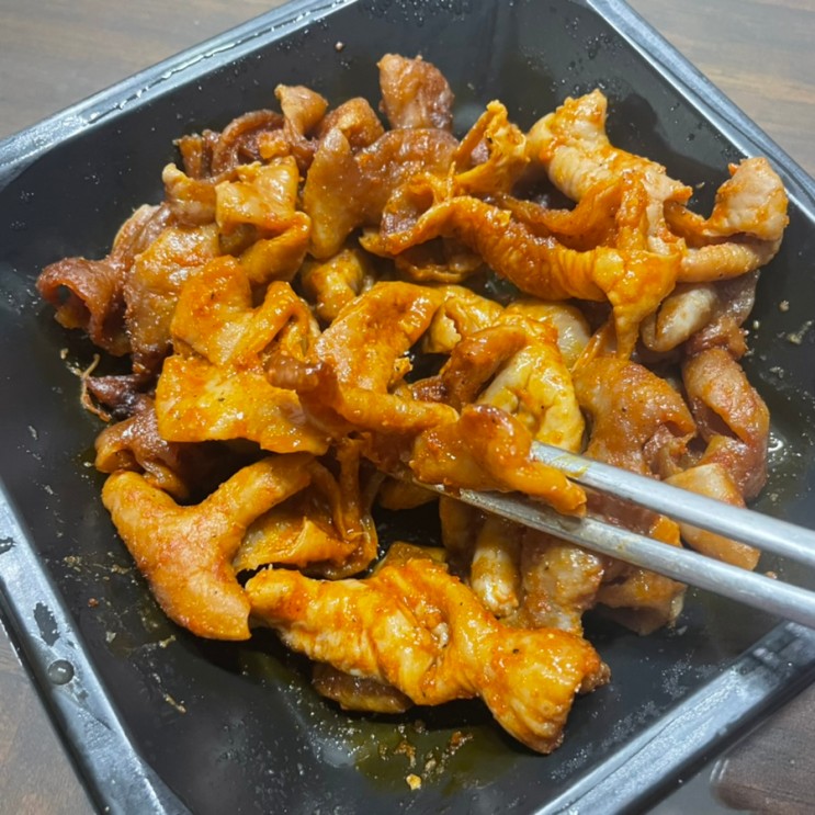 한잔애 혼술안주로 딱인 < 직화 불곱창구이 >