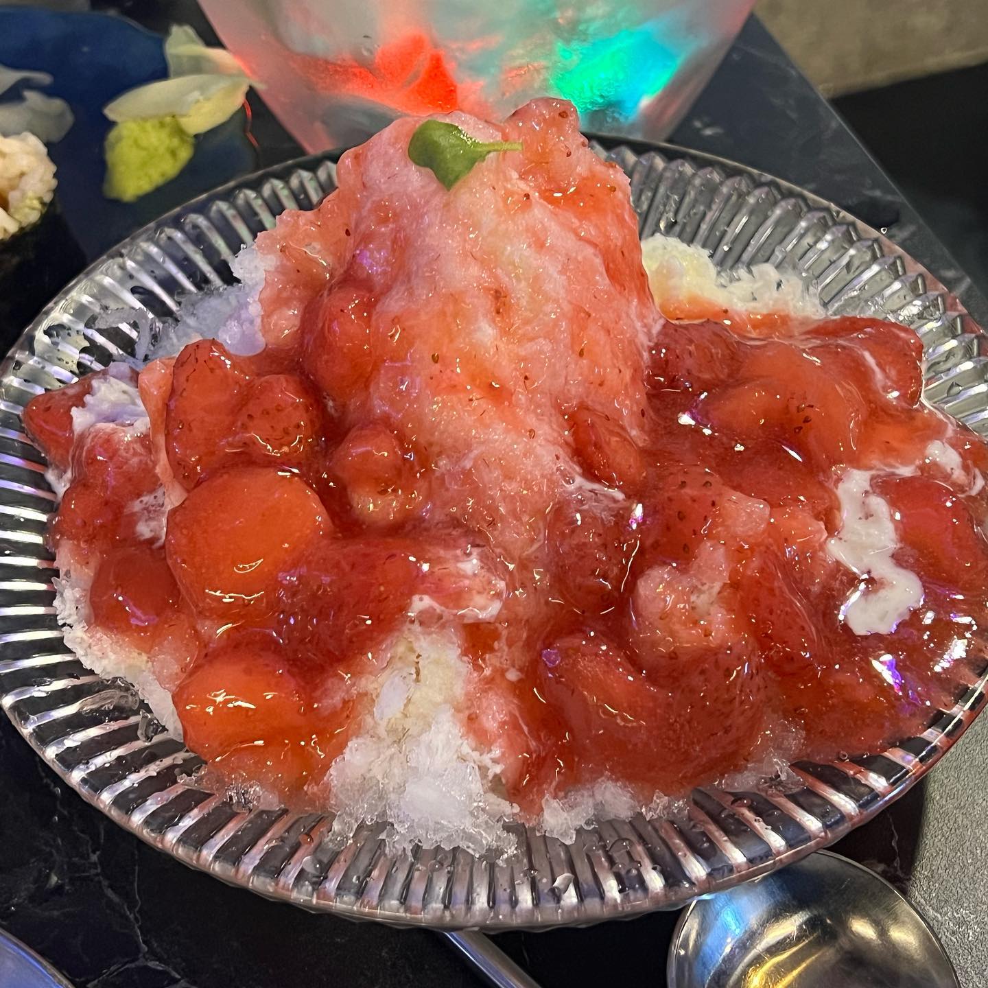 일본식 딸기 빙수 🍓