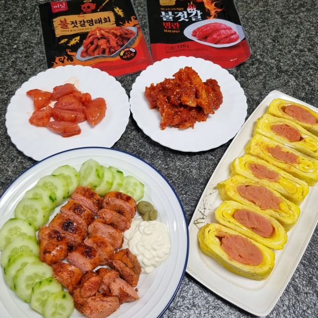 장남매맘😄 on Instagram: "#광고 명란도 매운맛이 있다니~ 끼닛에서 나온 불젓갈명란과 불젓갈명태회를 만나게 되었어요 ✔️러시아산 선동명란으로 무르지 않고 탱글탱글 ✔️두툼하고 쫀