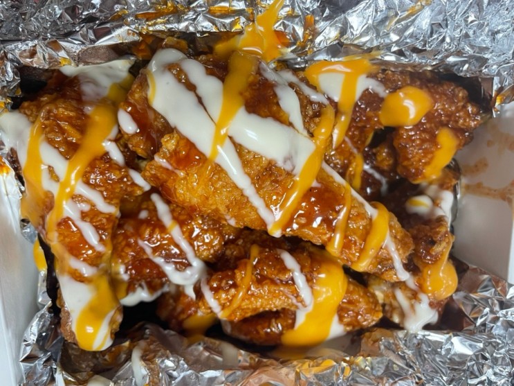 대천에도 생겼다!!!! 갓성비 치킨 보령점후참잘 신메뉴 킹트리플 양념치킨 후기 🤤 대천치킨 맛집!
