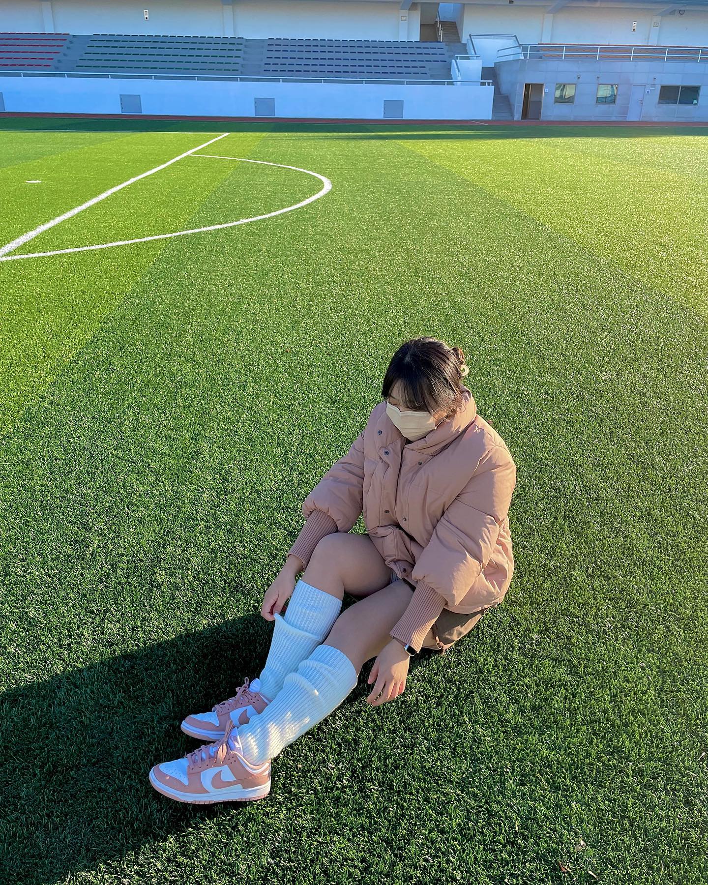 학교에서 하이틴 느낌 내보기(?)🤭🎀🌷