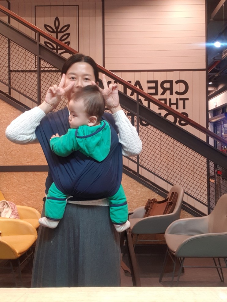 신생아 아기띠 아기 슬링으로도 쭉 사용하기 좋은 코코루아기띠