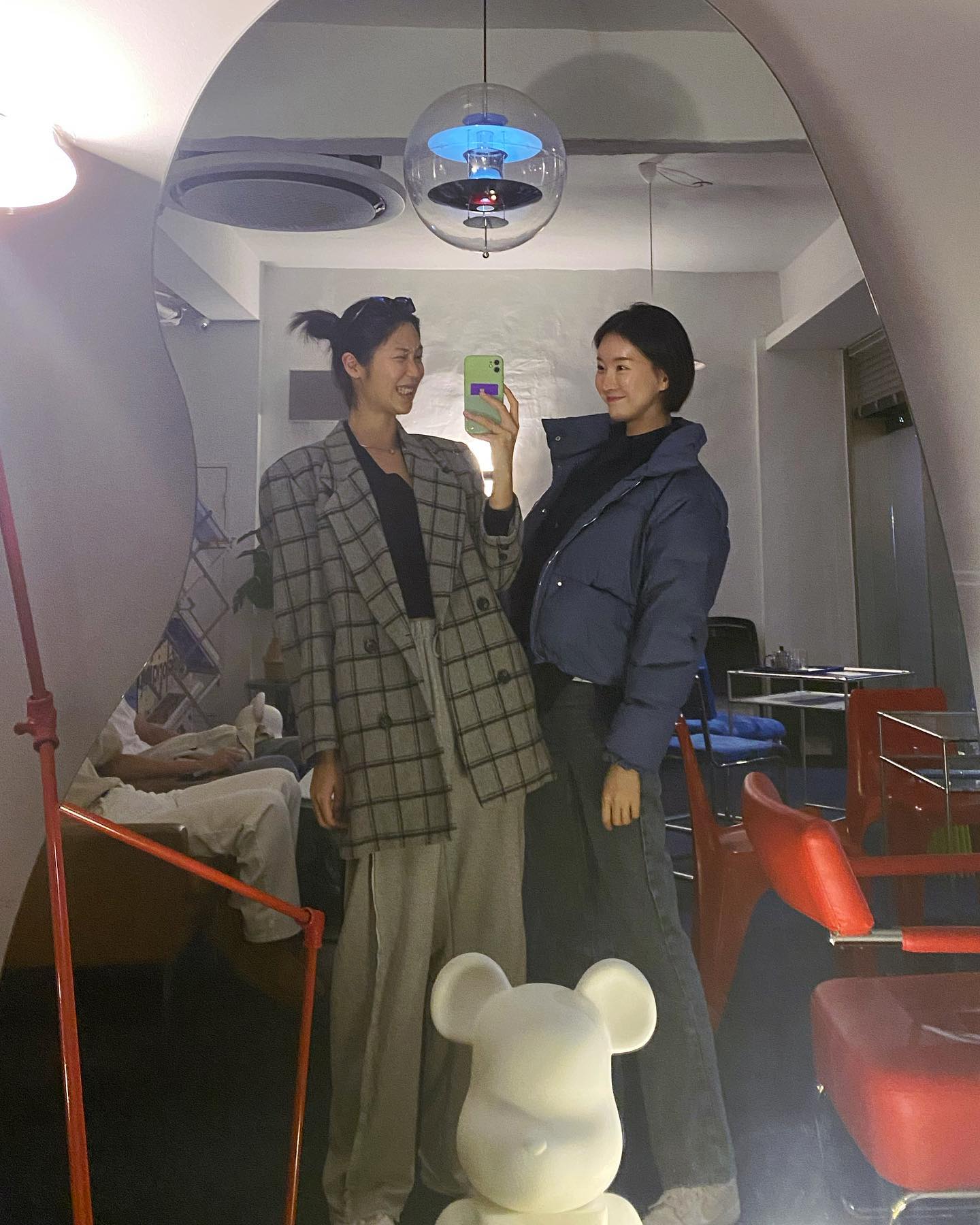쿨톤+보라색+단발+175=우리
