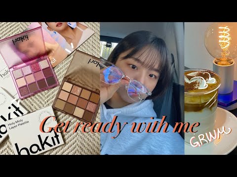 vlog | 출근전일상+퇴근후힐링🌷| 하킷아이팔레트 | 올리브영온라인몰 | 같이준비해요 | GRWM | 플라워카페 | 르뱅쿠키 | 샤브샤브 | 카페 | 일상브이로그 | 먹방